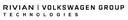 Rivian and Volkswagen Group Technologies logo